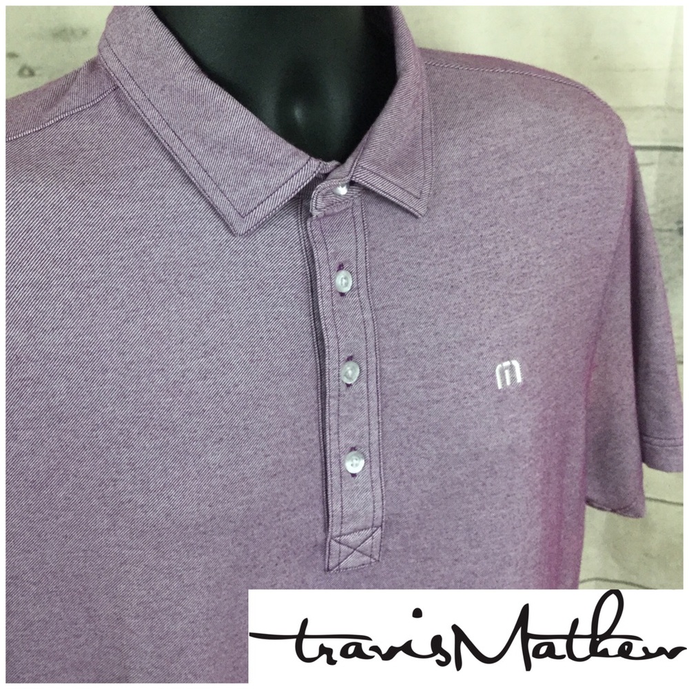 ⛳️TRAVIS MATHEW GOLF Polo Sz M PRISTINE CONDITION